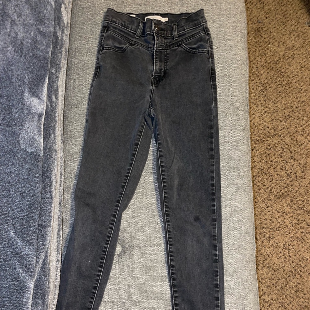 Levi's Charcoal Skinny Jeans for Women